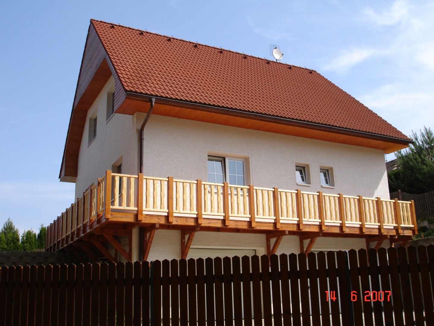 Balkon se zábradlím - Liberec