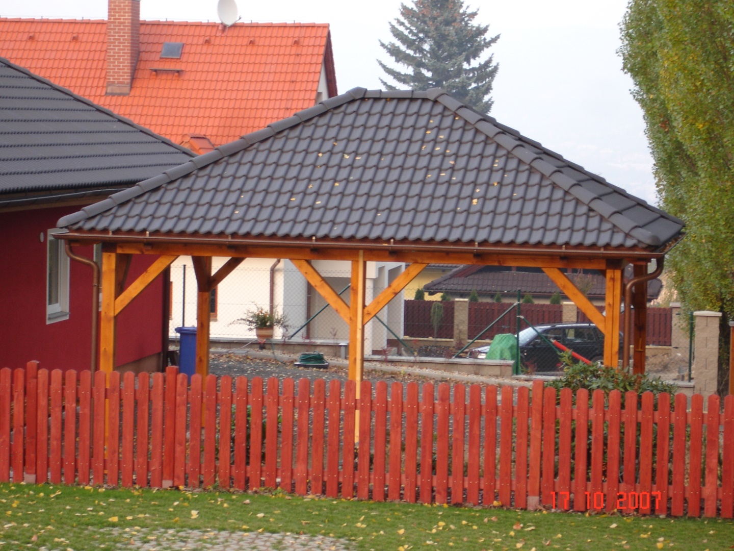 kryté stání - pro 2 auta